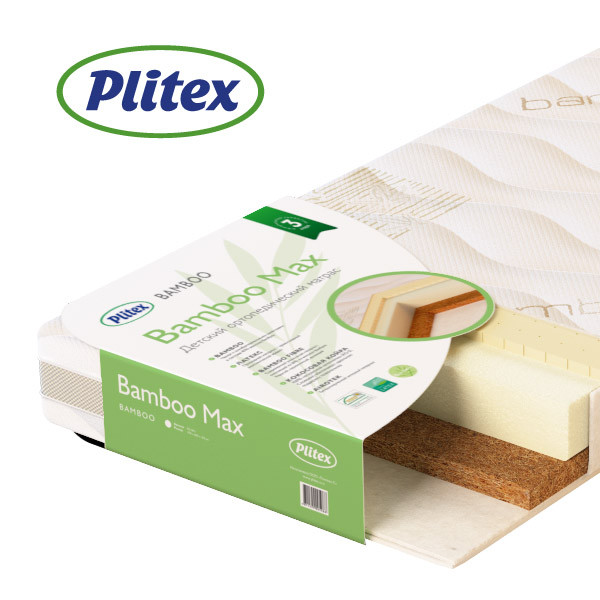 Матрац детский "Bamboo Max" 120х60х12 см. ББ-06/1